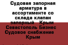 Судовая запорная арматура в ассортименте со склада клапан запорный - Крым, Севастополь Бизнес » Судовое снабжение   . Крым